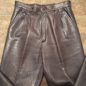 Leather pants